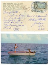 Vintage Bahamian Postal Memorabilia