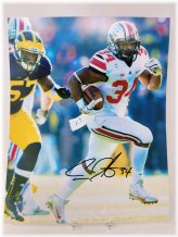 Carlos Hyde Autographed Ohio State Buckeyes Photo with COA