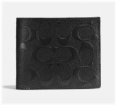 Crossgrain Leather Compact Wallet with Removable ID and Card Slots