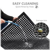 Rubberized Drainage Mat for Comfortable Standing - 36" x 60