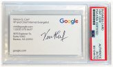 Google Internet Pioneer Autographed Business Card