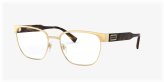 Gold/Havana Demos Eyeglass Frames by Versace