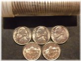 1955-D Jefferson Nickel Choice/Gem BU Roll