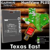 Texas East Hunting Map with Birdseye Imagery