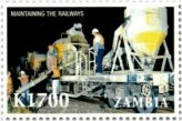 Zambia Maintenance Crew Stamp