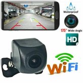 Wireless Rearview Camera with Wide Viewing Angle for Smartphones