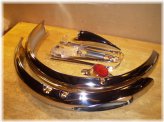 Chrome Fender and Reflector Set for 26" Bicycles