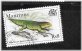 Mauritius Lizard Commemorative Stamp