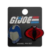 Cobra Commander Enamel Pin Set - Classic G.I. Joe Memorabilia