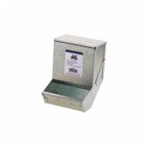 Rust-Resistant Metal Bottom Rabbit Feeder