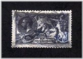 Britannia 10 Shillings Stamp with APS Certification