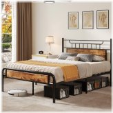 Royal Metalwood Platform Bed