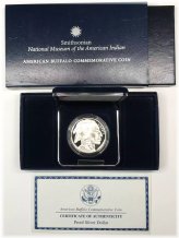 American Buffalo Proof Silver Dollar Set with US Mint Packaging