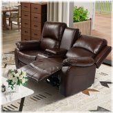 Cozy Lounge Recliner with Storage Console