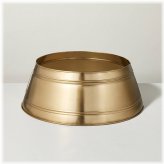 Antique Brass Banded Tree Collar