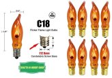 Amber Glow Candelabra Bulb Pack