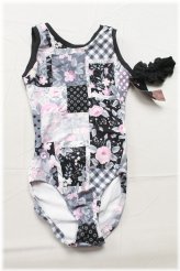 Floral Fusion Open Back Leotard