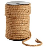 Nautical Jute Twine: 100 Feet of 6mm Thick, Brown Craft Rope