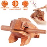 Wooden Frog Rasp Percussion Instrument