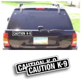 Caution K-9 Magnetic Sign