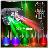 Colorful Laser Pattern Projection Stage Light