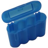 Blue Battery Storage Case