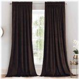 Velvet Heavyweight Rod Pocket Curtain Set