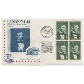 Abraham Lincoln 1st Lincoln Society of Philately Cachet