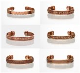 Copper Magnetic Arthritis Relief Bracelets