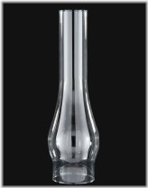 Clear Glass Chimney for Rayo & C.D. Lamp Burner