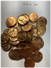 1959-D Brilliant Uncirculated Lincoln Memorial Cent Roll