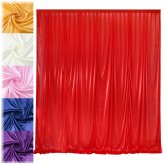 Silk Elegance Backdrop Curtains