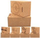 CorkFlex Yoga Blocks Set for Enhanced Body Balance and Flexibility