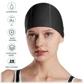 Aqua Shield Silicone Swim Cap