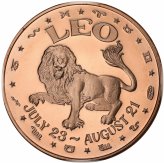 Leo Copper Round