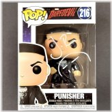 The Punisher Funko Pop with Jon Bernthal's Autograph and Sketch, BAS Witnessed