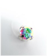 Aurora Borealis Crystal Toe Ring