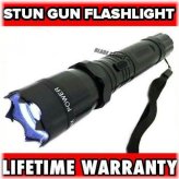 DefenderMax Tactical Kit: High-Voltage Stun Gun with LED Flashlight and Case