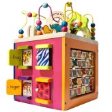 Zany Zoo Wooden Activity Cube