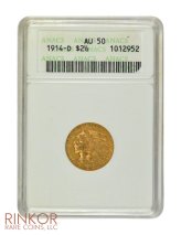 Golden Indian Quarter Eagle