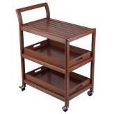 Walnut Entertainment Cart