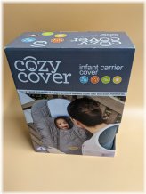 SnugRide Infant Carrier Wrap - Secure Car Seat Blanket - Gray Quilt