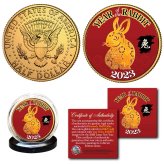 Golden Rabbit Half Dollar Coin