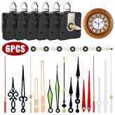 Precision Timekeeper DIY Kit: 6-Piece Quartz Movement and Hands Replacement Set