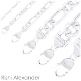 Figaro Diamond-Cut Chain Necklace