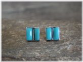 Southwest Turquoise Inlay Stud Earrings