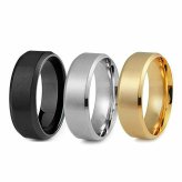 Midnight Titanium Love Bands