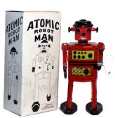 Retro Space Wind-Up Robot Collectible