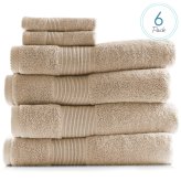 Ultimate Comfort Towel Collection - 6 Piece Set with 4 Plush Bath Towels and 2 Luxurious Washcloths