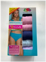 MicroMesh Hi-Cut Panties, 8-Pack